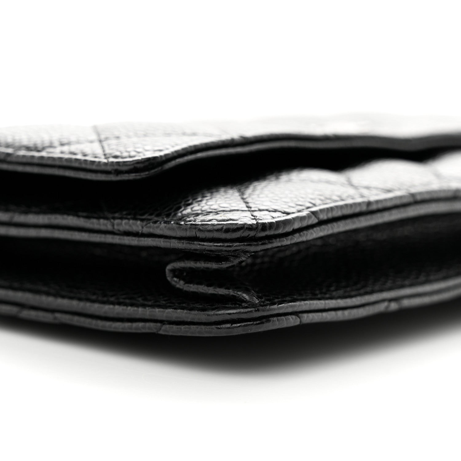 Chanel Caviar Quilted Wallet on Chain WOC Black 9 of 11