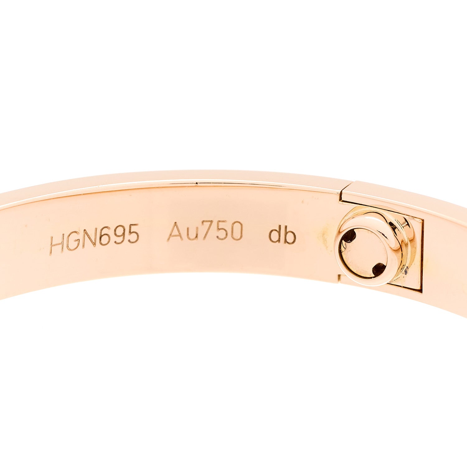 Cartier 18k Pink Gold Love Bracelet 16 7 of 10