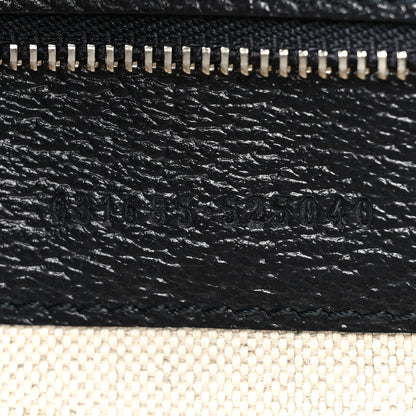 Gucci GG Supreme Monogram Textured Calfskin Web Medium Ophidia Shopping Tote Beige Blue 7 of 9