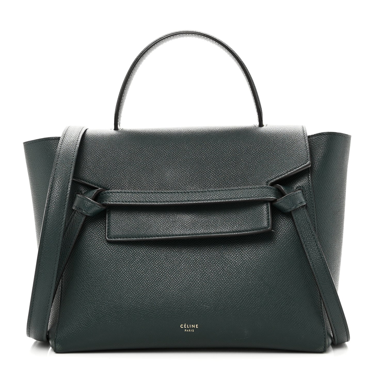 Grained Calfskin Micro Belt Bag Amazone