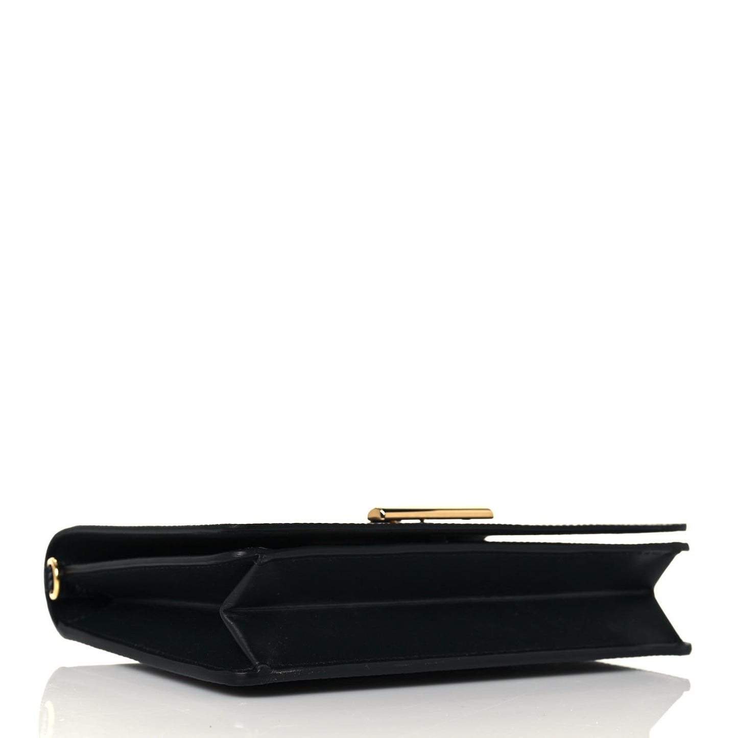 Epi Twist Belt Chain Wallet Black