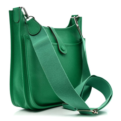 Hermes Taurillon Clemence Evelyne III PM Menthe 3 of 13