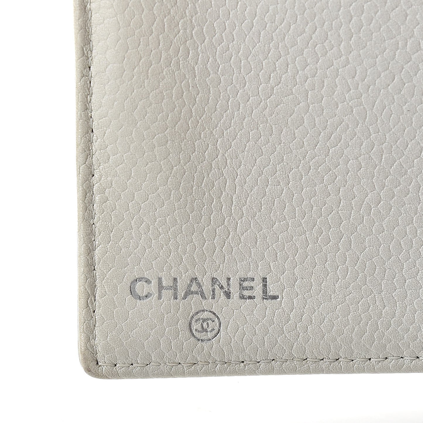 Caviar Timeless CC French Wallet White