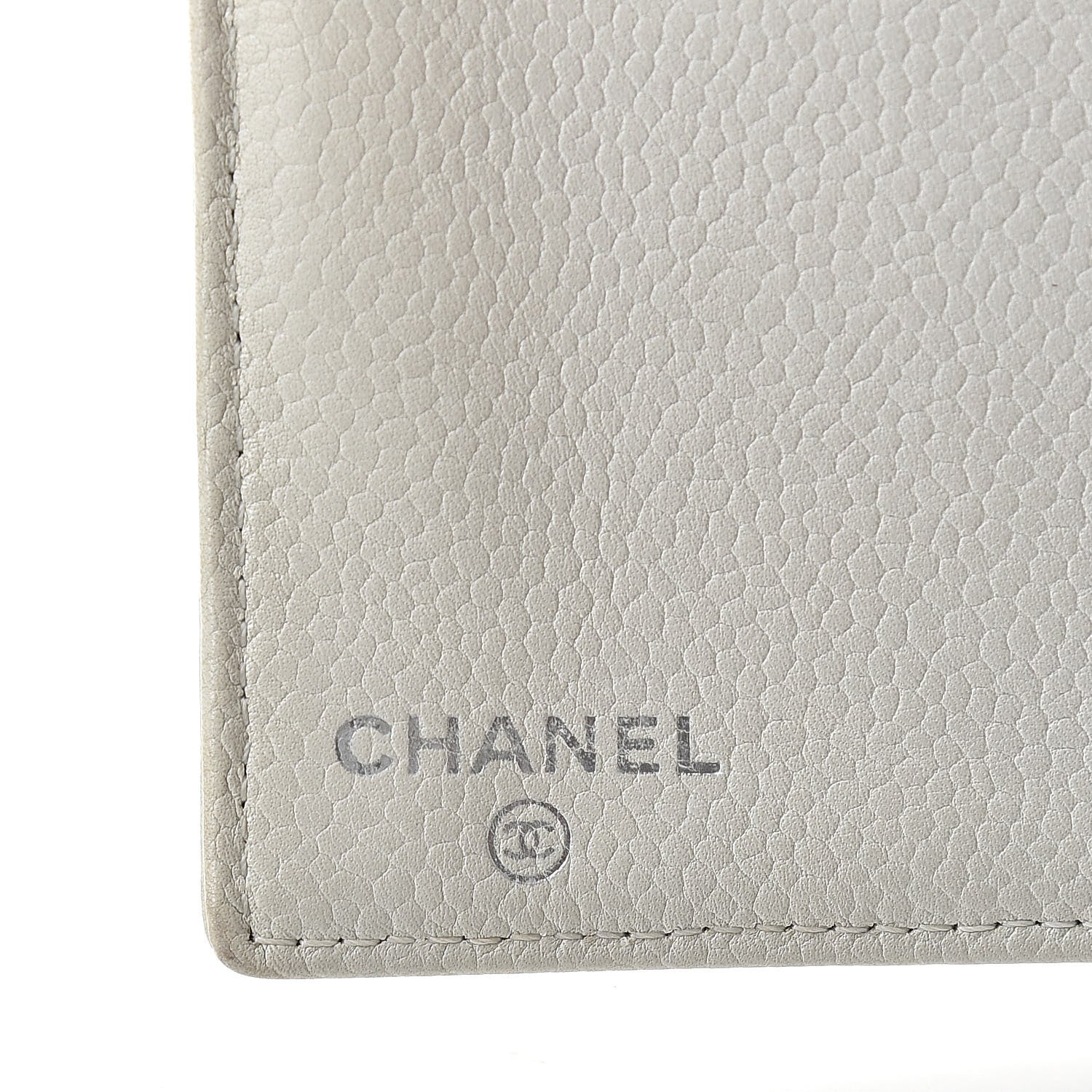 Chanel Caviar Timeless CC French Wallet White 6 of 14