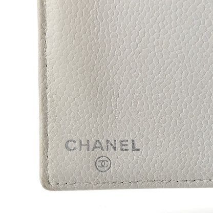 Chanel Caviar Timeless CC French Wallet White 6 of 14