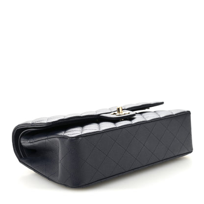 Chanel Caviar Quilted Medium Double Flap Navy 4 of 10