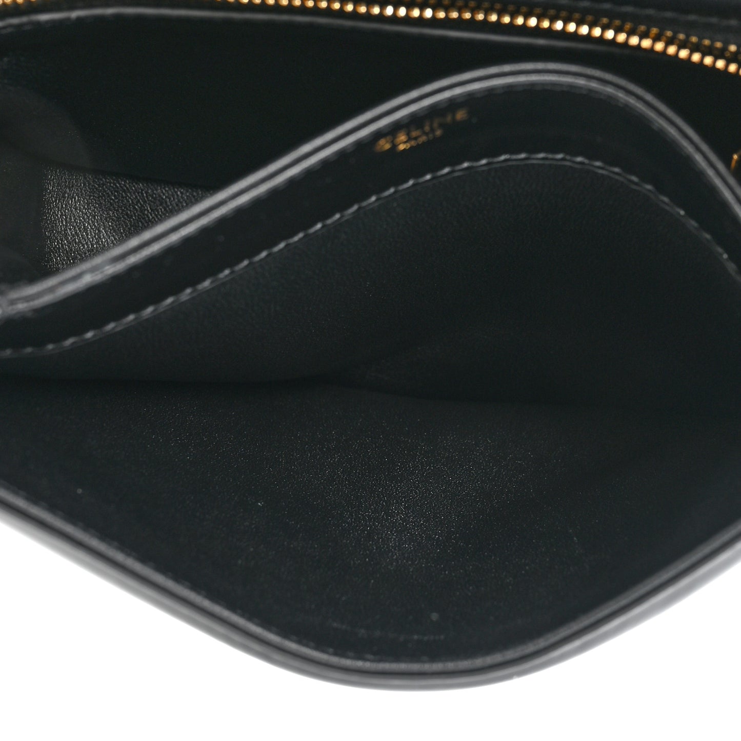 Shiny Calfskin Teen Besace Black
