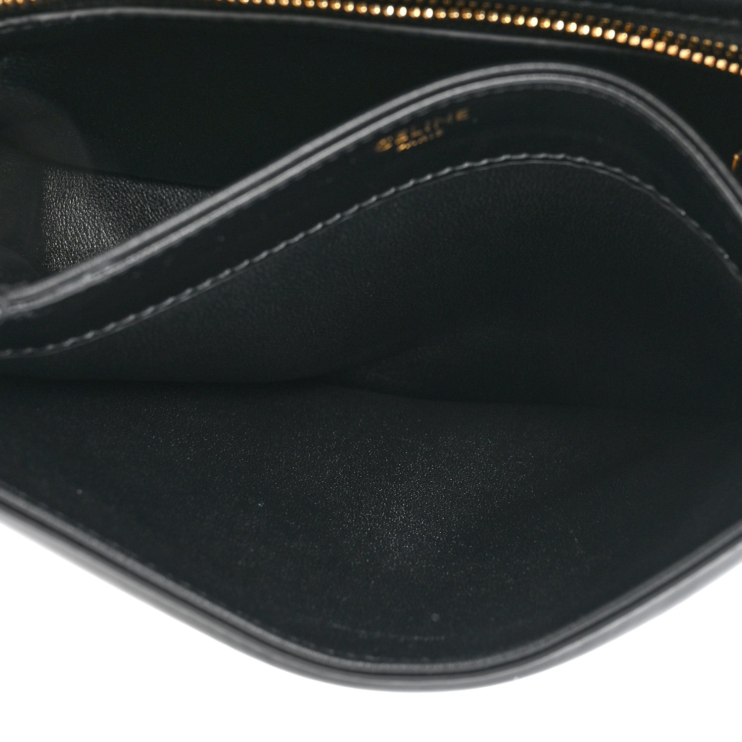 Celine Shiny Calfskin Teen Besace Black 5 of 11