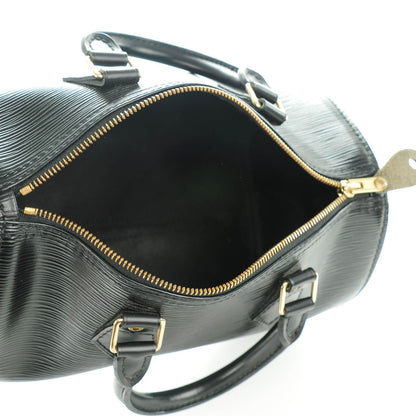 Louis Vuitton Epi Speedy 25 Black 6 of 7
