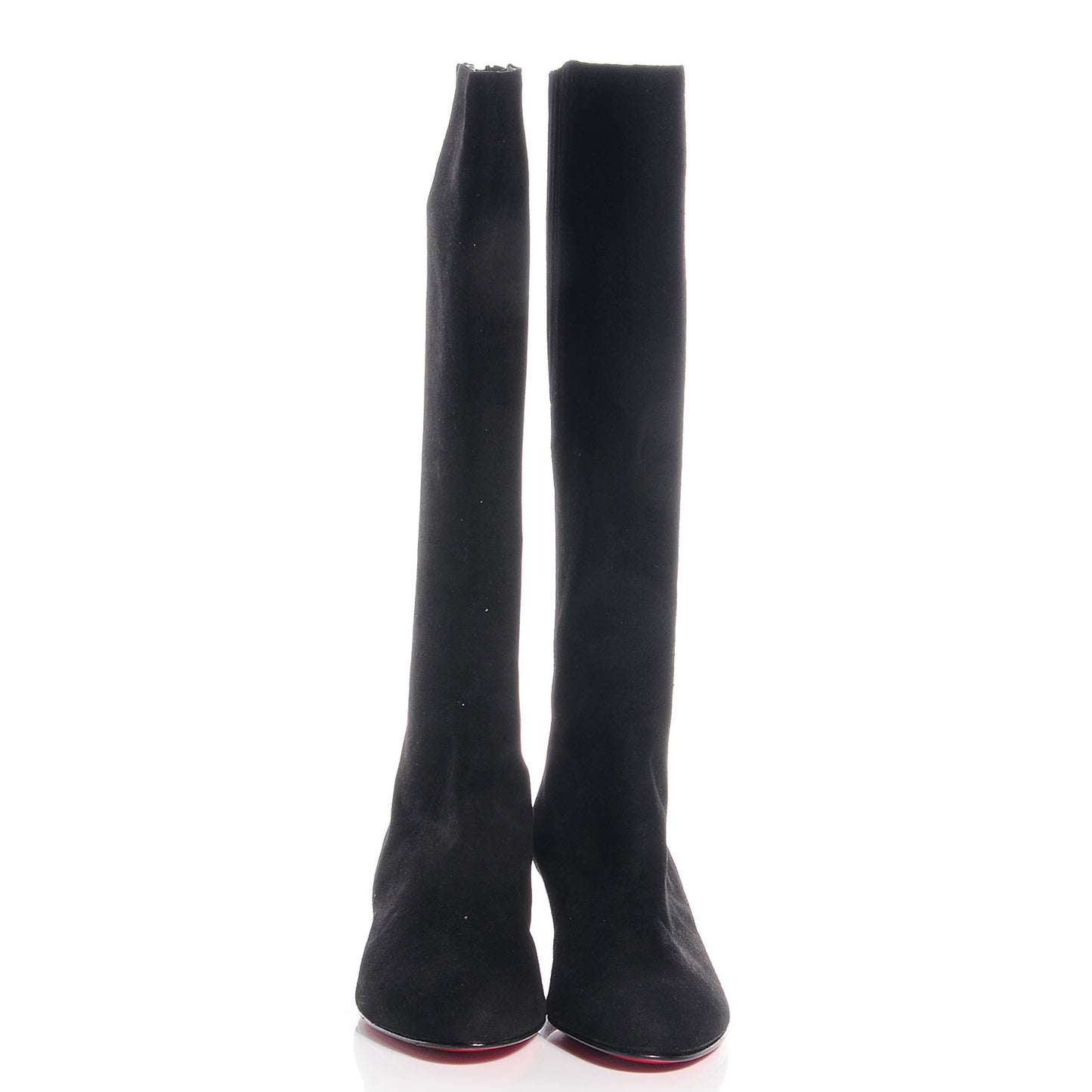 Suede Bourge 50 Tall Boots 38.5 Black