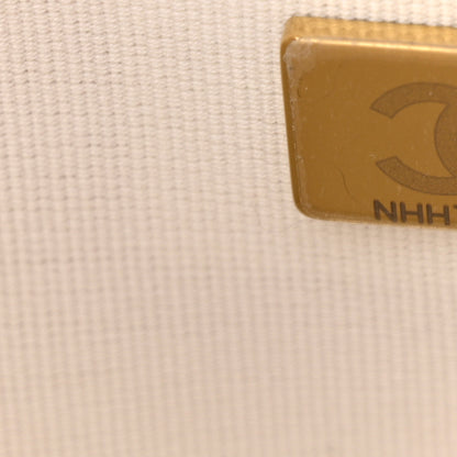 Chanel Shiny Lambskin Quilted Mini 31 Shopping Bag White 6 of 11