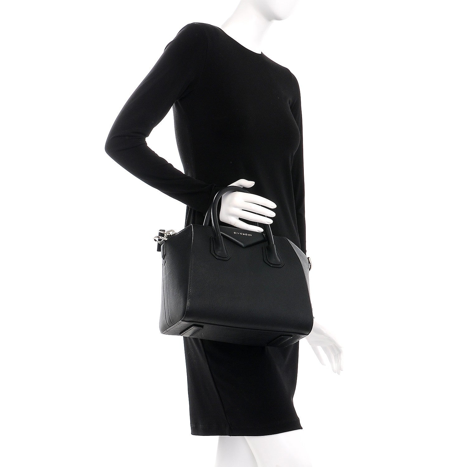 Givenchy Sugar Goatskin Small Antigona Black 3 of 11