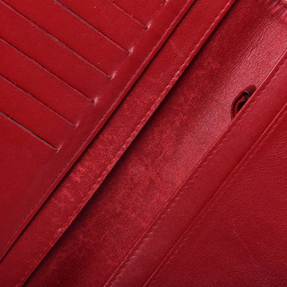 Chanel Caviar Timeless CC Yen Wallet Red 9 of 27