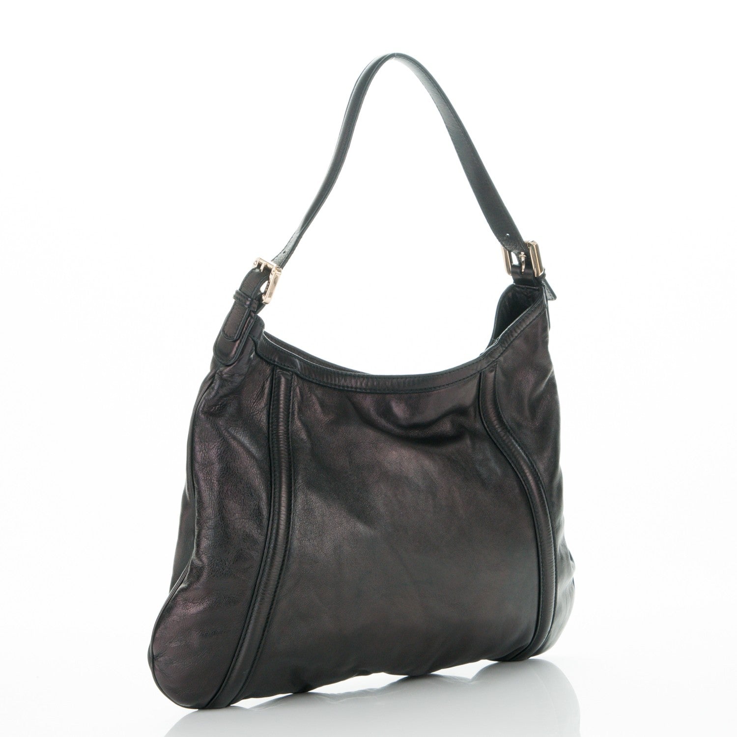 Gucci Calfskin Medium Britt Hobo Black 2 of 11