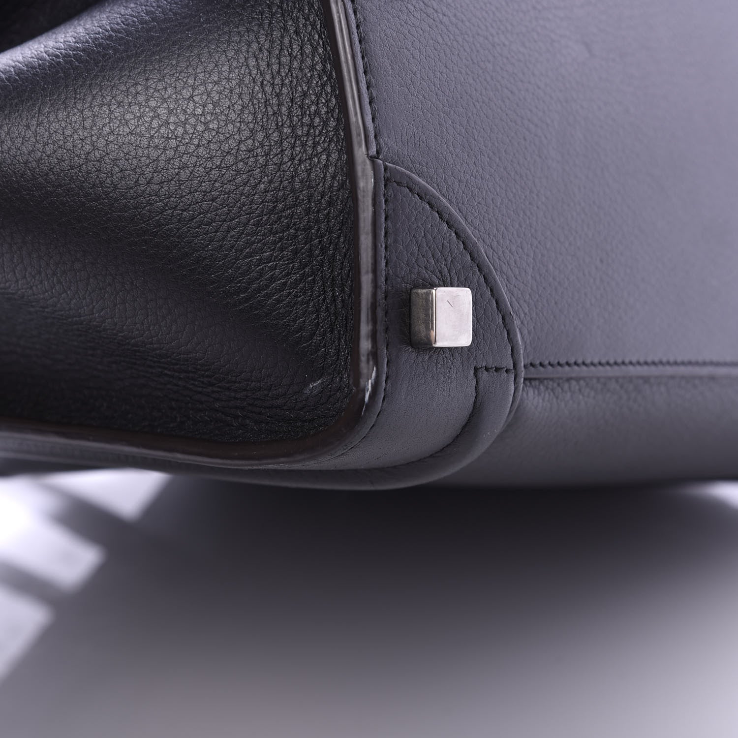 Celine Drummed Calfskin Micro Luggage Black 11 of 11
