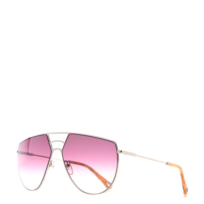 Chloe Aviator Sunglasses CE139S Gold Wine 1 of 8