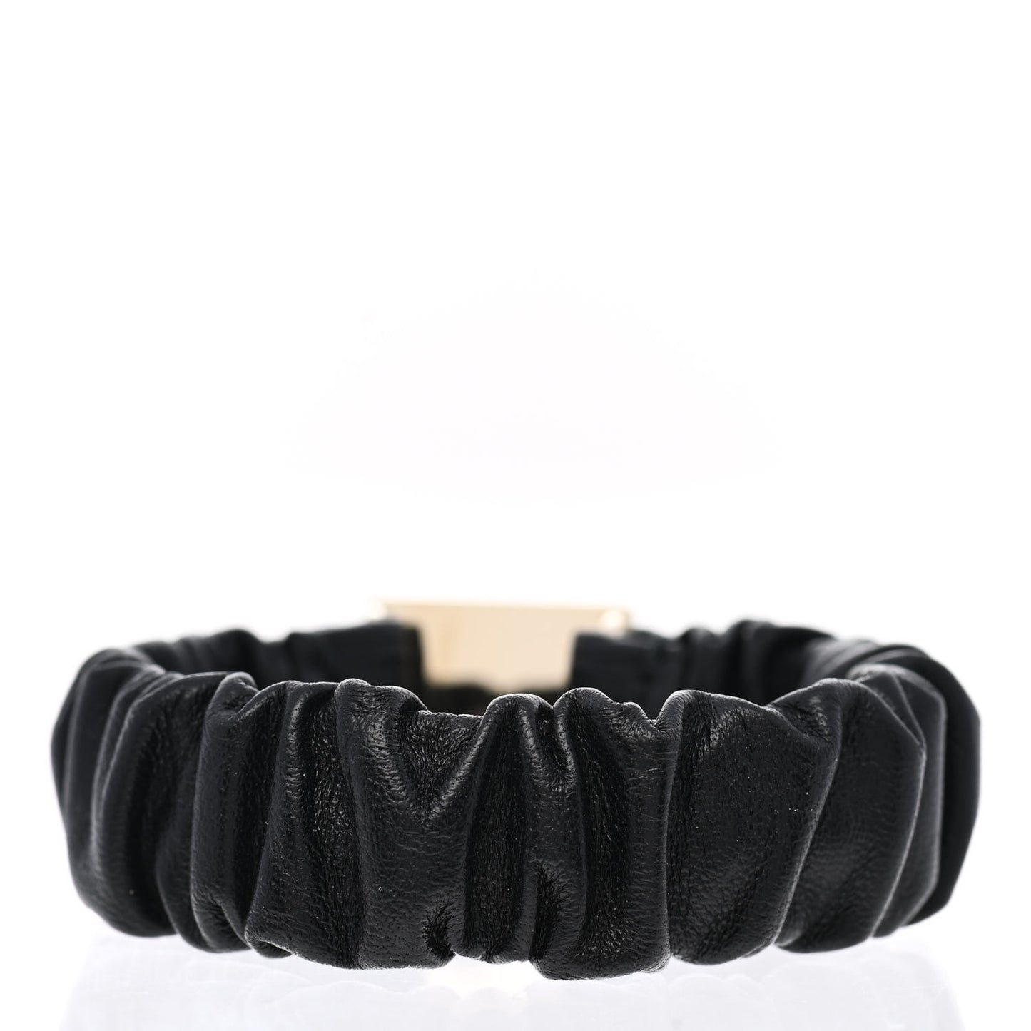 Lambskin CC Bracelet Black