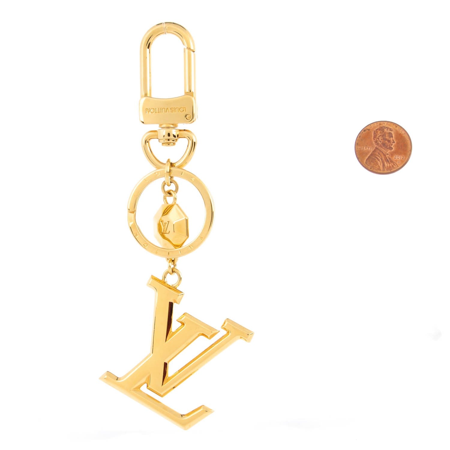 Louis Vuitton LV Facettes Key Holder Gold 2 of 4