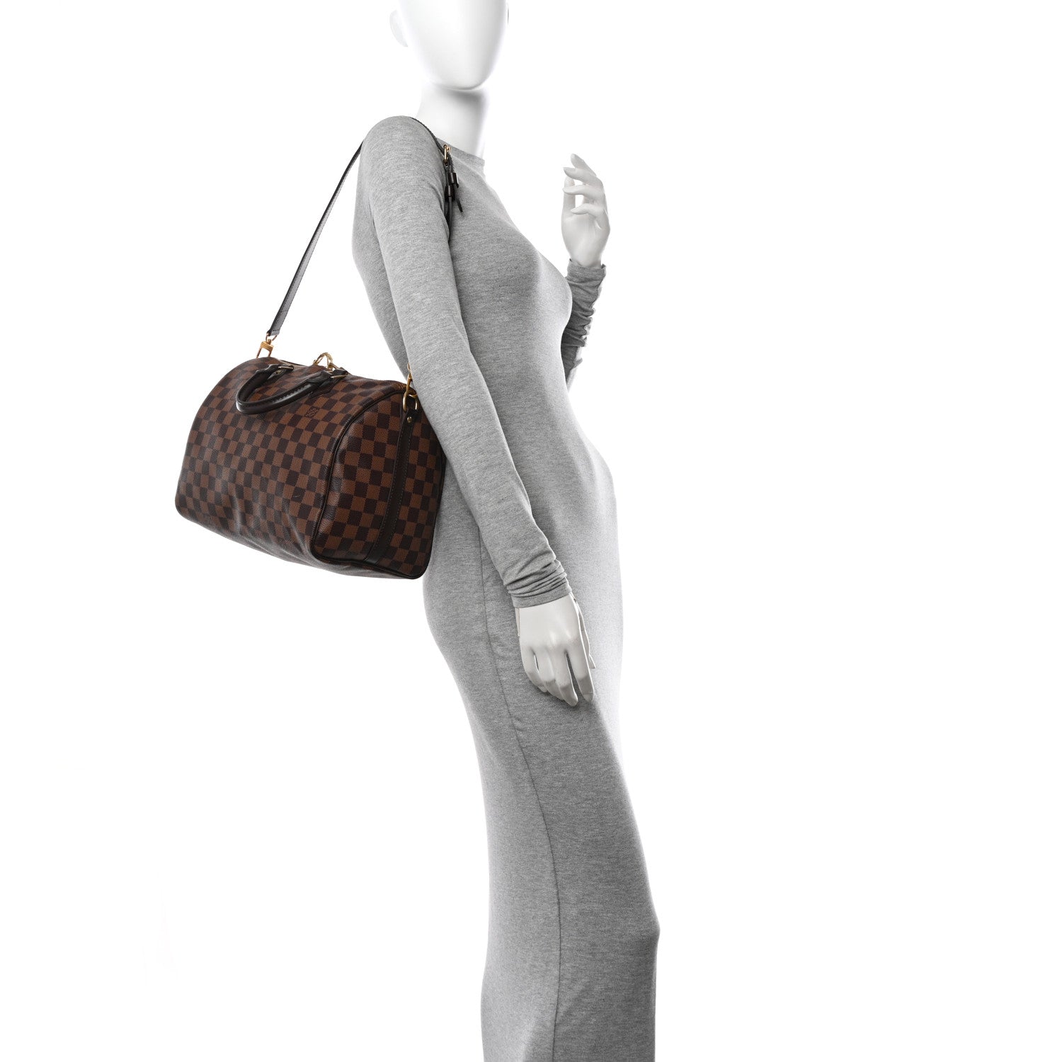 Louis Vuitton Damier Ebene Speedy Bandouliere 30 2 of 11