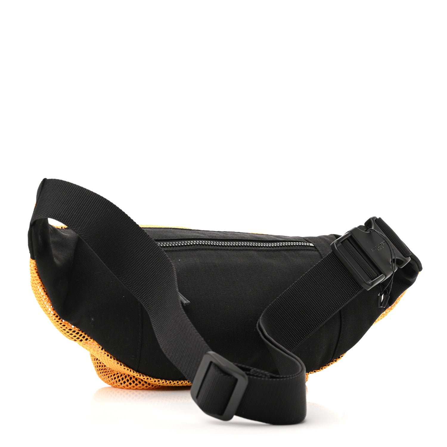 Saint Laurent Nylon Mesh SLP Belt Bag Jaune 2 of 9