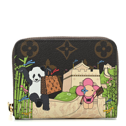 Louis Vuitton Monogram 2021 Christmas China Animation Zippy Coin Purse Myosotis Blue 1 of 6