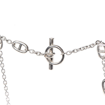 Hermes Sterling Silver Farandole Necklace 160 4 of 6