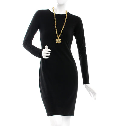 Chanel Chain CC Long Necklace Gold 2 of 5