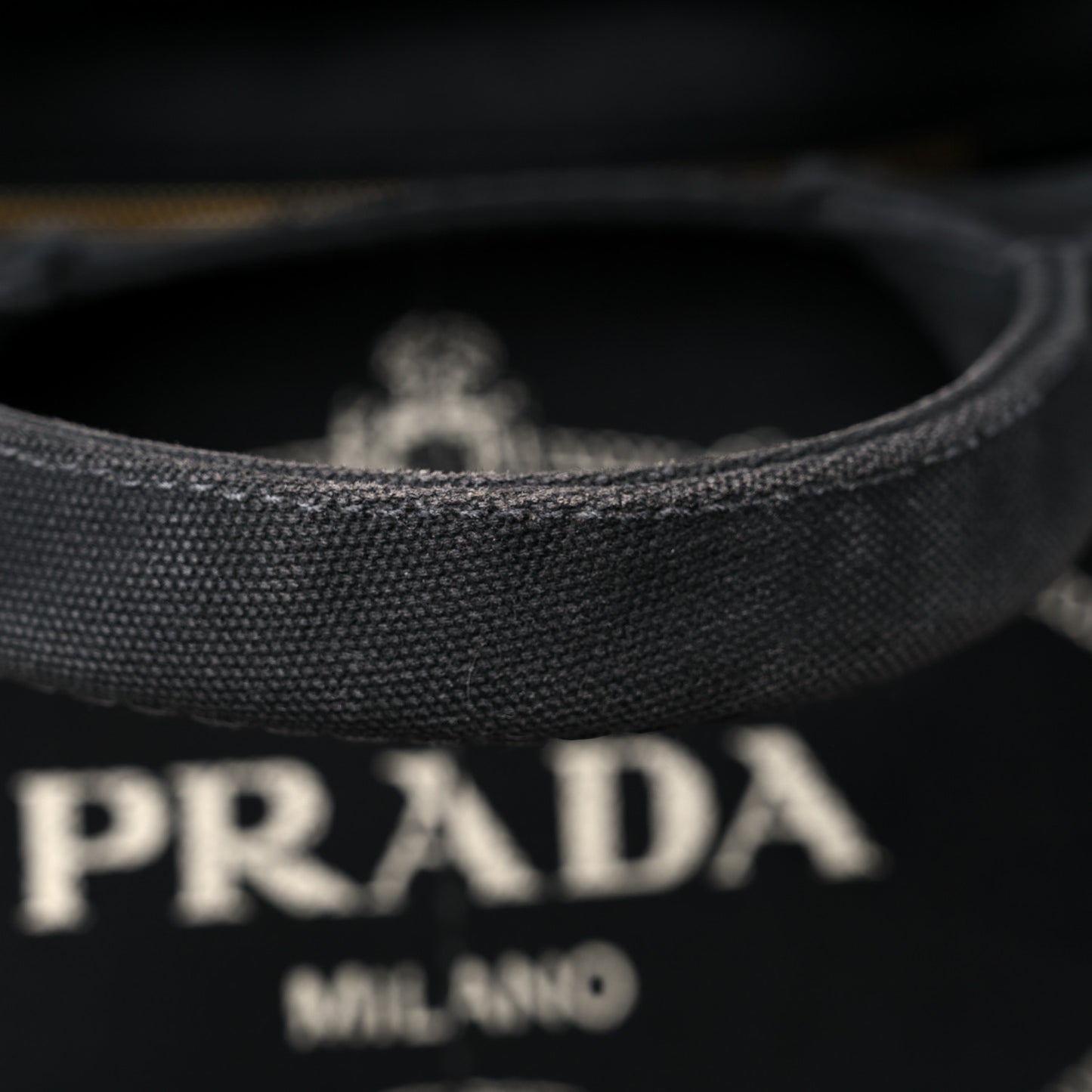 Canapa Small Logo Tote Black