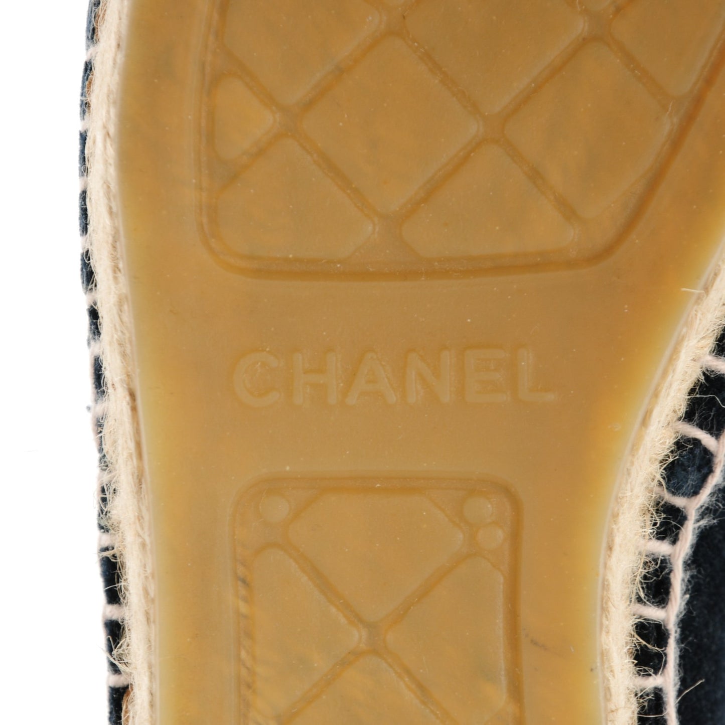 Velvet CC Espadrilles 35 Navy Black