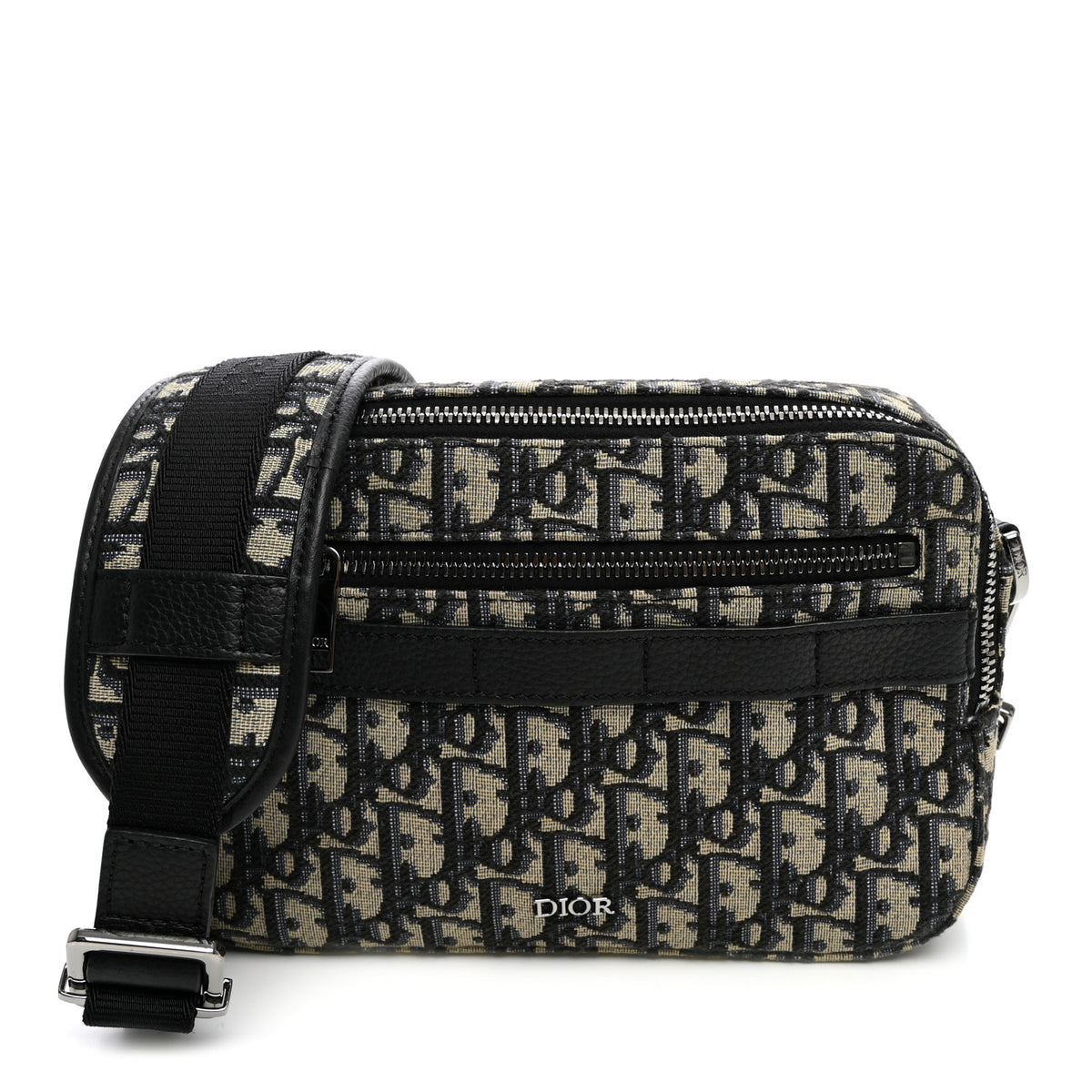 HOMME Oblique Maxi Safari Messenger Beige Black