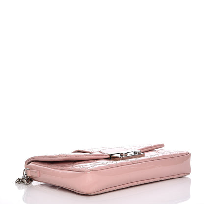 Christian Dior Patent Cannage New Lock Pouch Light Pink 3 of 9