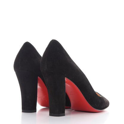 Christian Louboutin Suede Viva 85 Pumps 37 Black 4 of 12