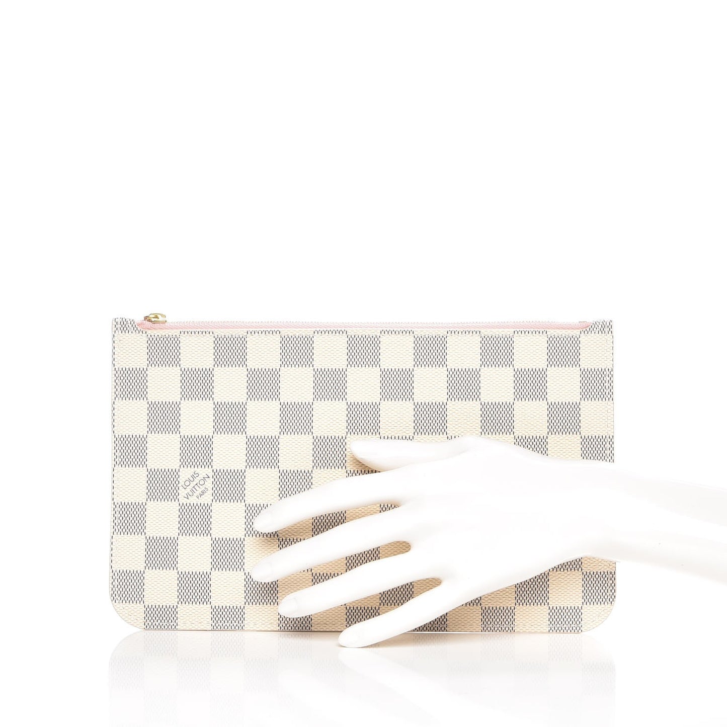 Damier Azur Neverfull MM GM Pochette Rose Ballerine