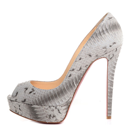 Christian Louboutin Watersnake Banane 140 Pumps 37 Roccia 1 of 7