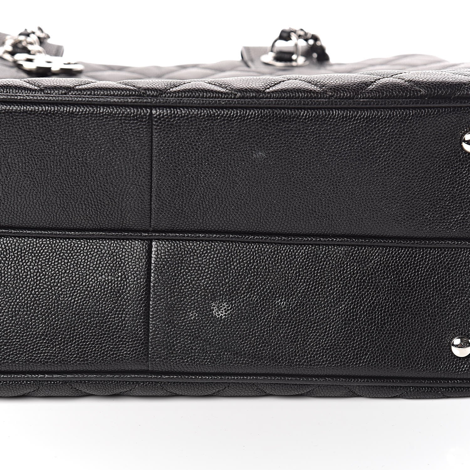 Chanel Caviar Quilted Large Urban Companion Top Handle Shopping Tote Black 10 of 13