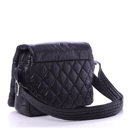 Chanel Nylon Small Coco Cocoon Messenger Bag Black 3 of 12