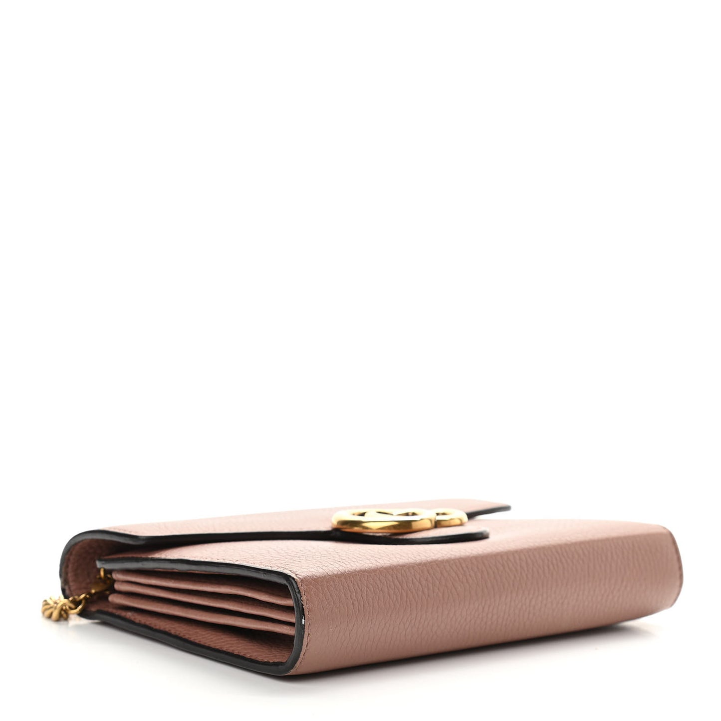 Cellarius Calfskin GG Marmont Chain Wallet Rosy Phard