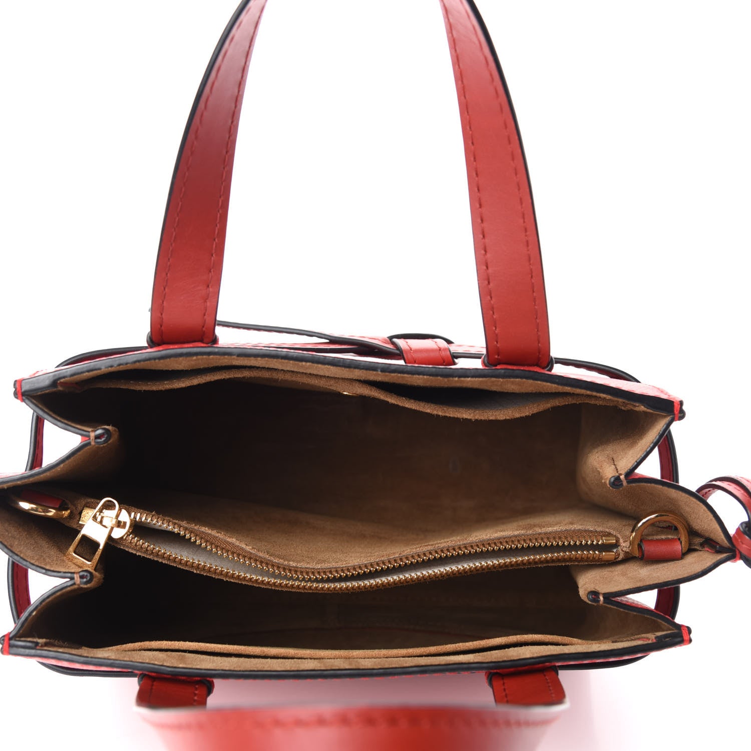Loewe Calfskin Small Gate Tote Scarlet Red 5 of 10