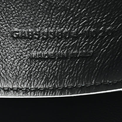 Saint Laurent Smooth Calfskin Suede Medium Reversible Monogram Kate Satchel Black 11 of 17