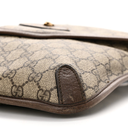 Gucci GG Supreme Monogram Web Medium Neo Vintage Flap Messenger Bag Beige New Acero 9 of 21