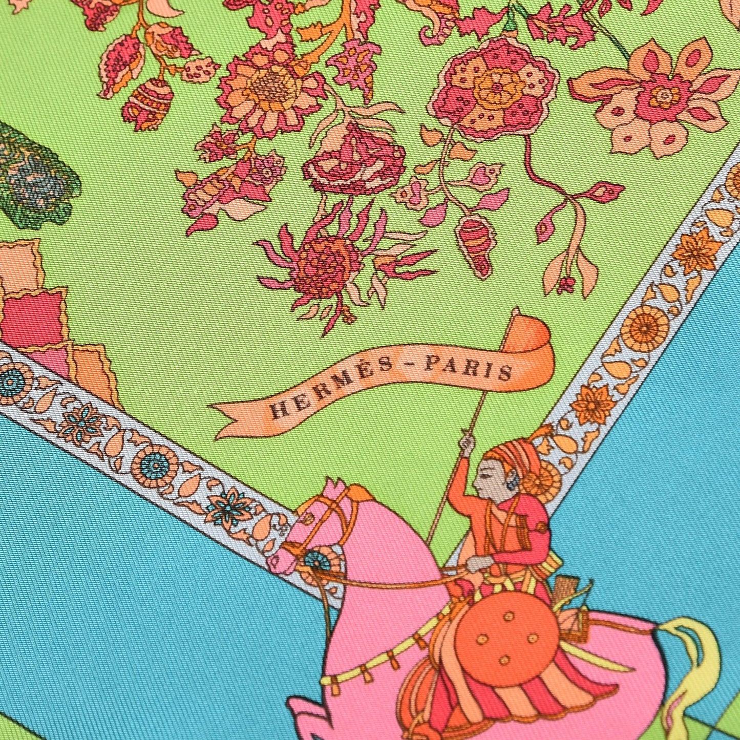 Silk Fantaisies Indiennes Pocket Square