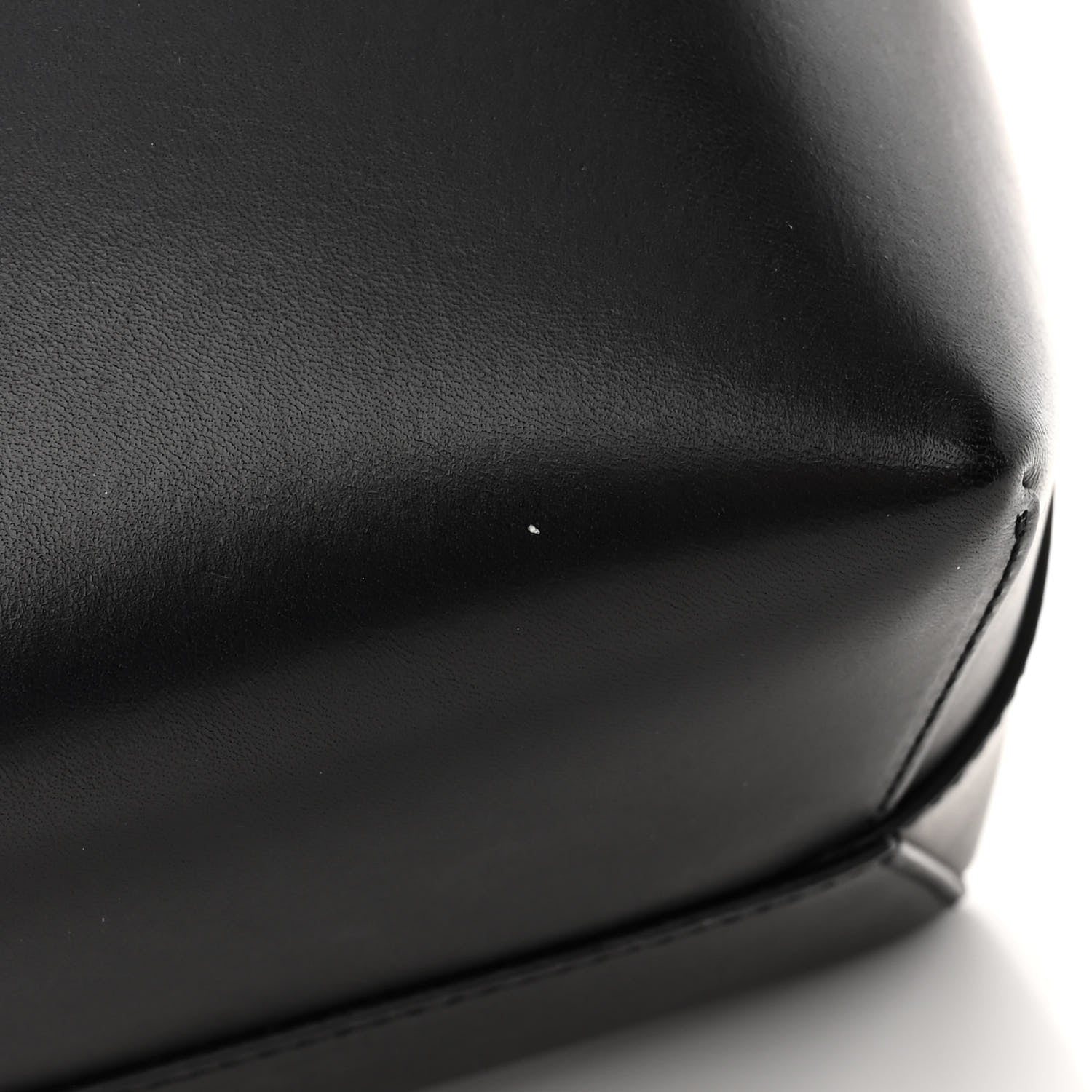 Mansur Gavriel Vegetable Tanned Calfskin Mini Bucket Bag Black Flamma 11 of 12