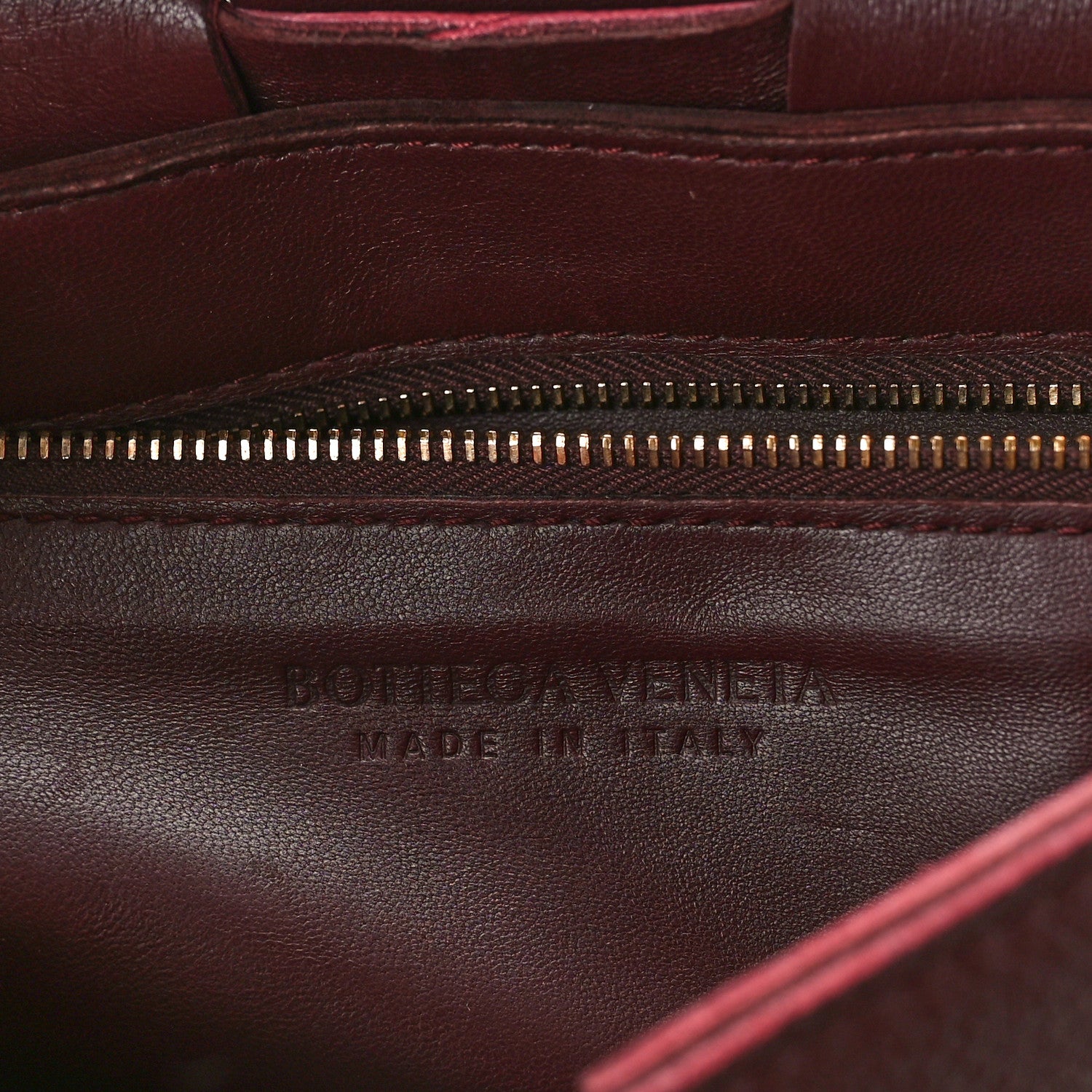 Bottega Veneta Grained Calfskin Maxi Intrecciato Cassette Crossbody Bag Bordeaux 6 of 9