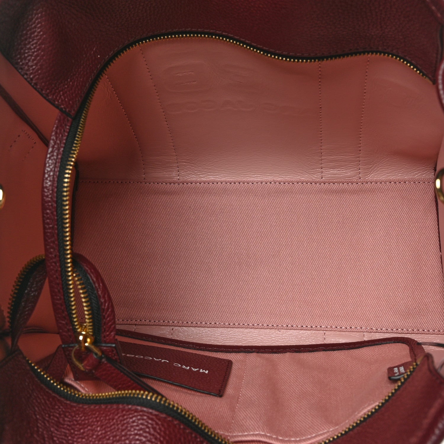 Marc Jacobs Grained Calfskin Medium The Tote Bag Chianti 5 of 9