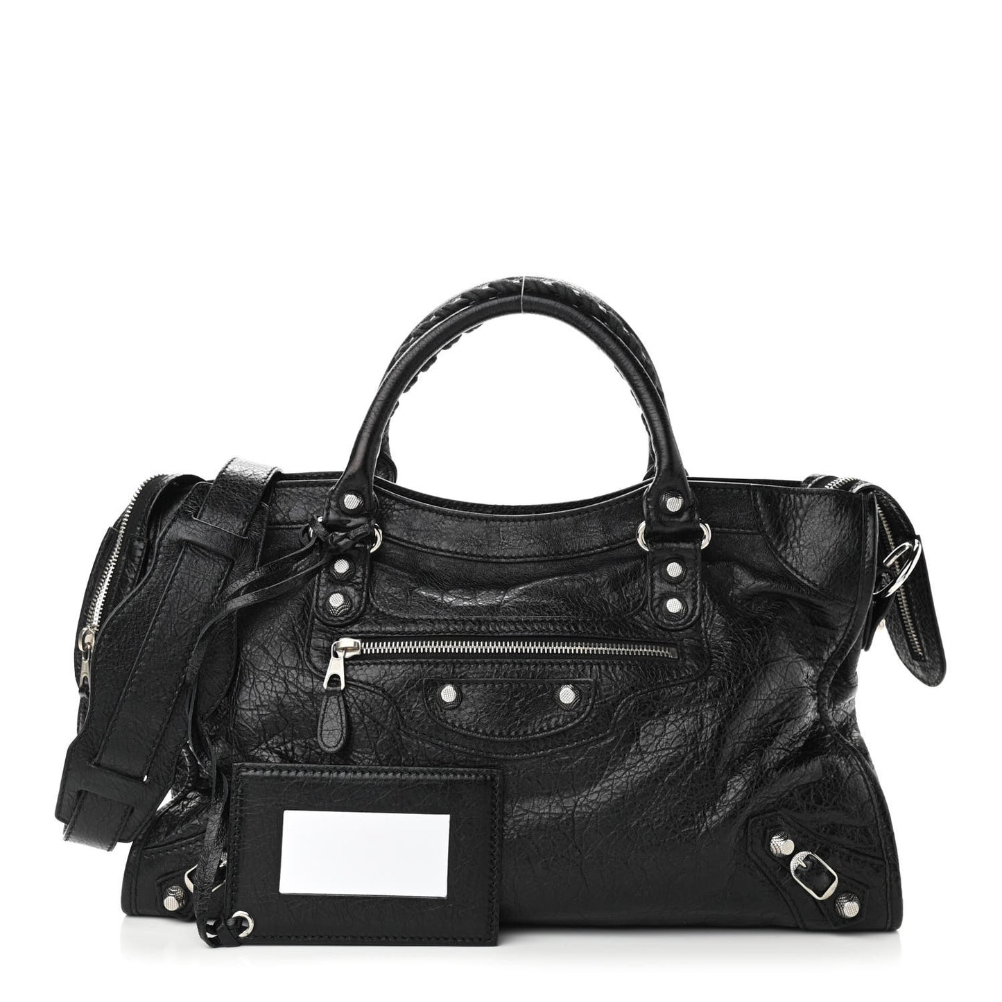 Agneau Giant 12 Silver Hardware City Black