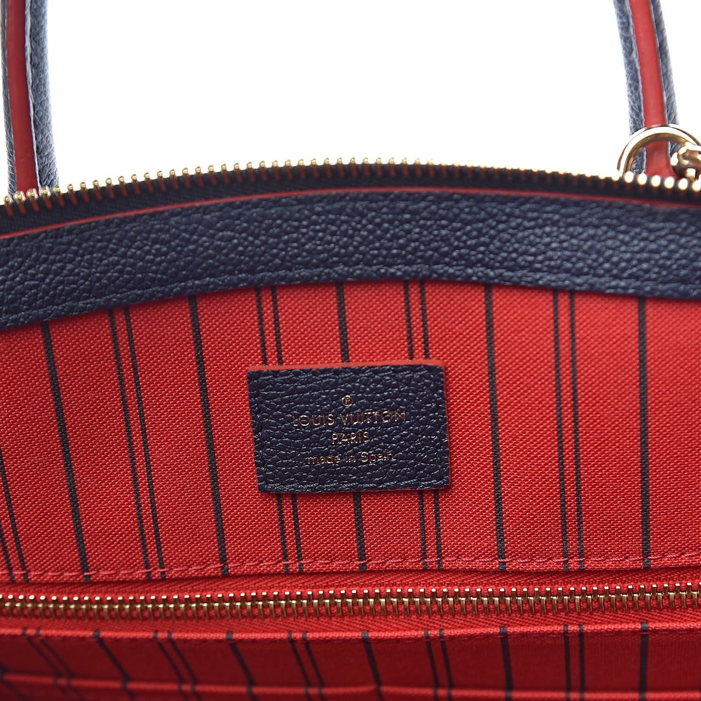 Empreinte Pont Neuf MM Marine Rouge