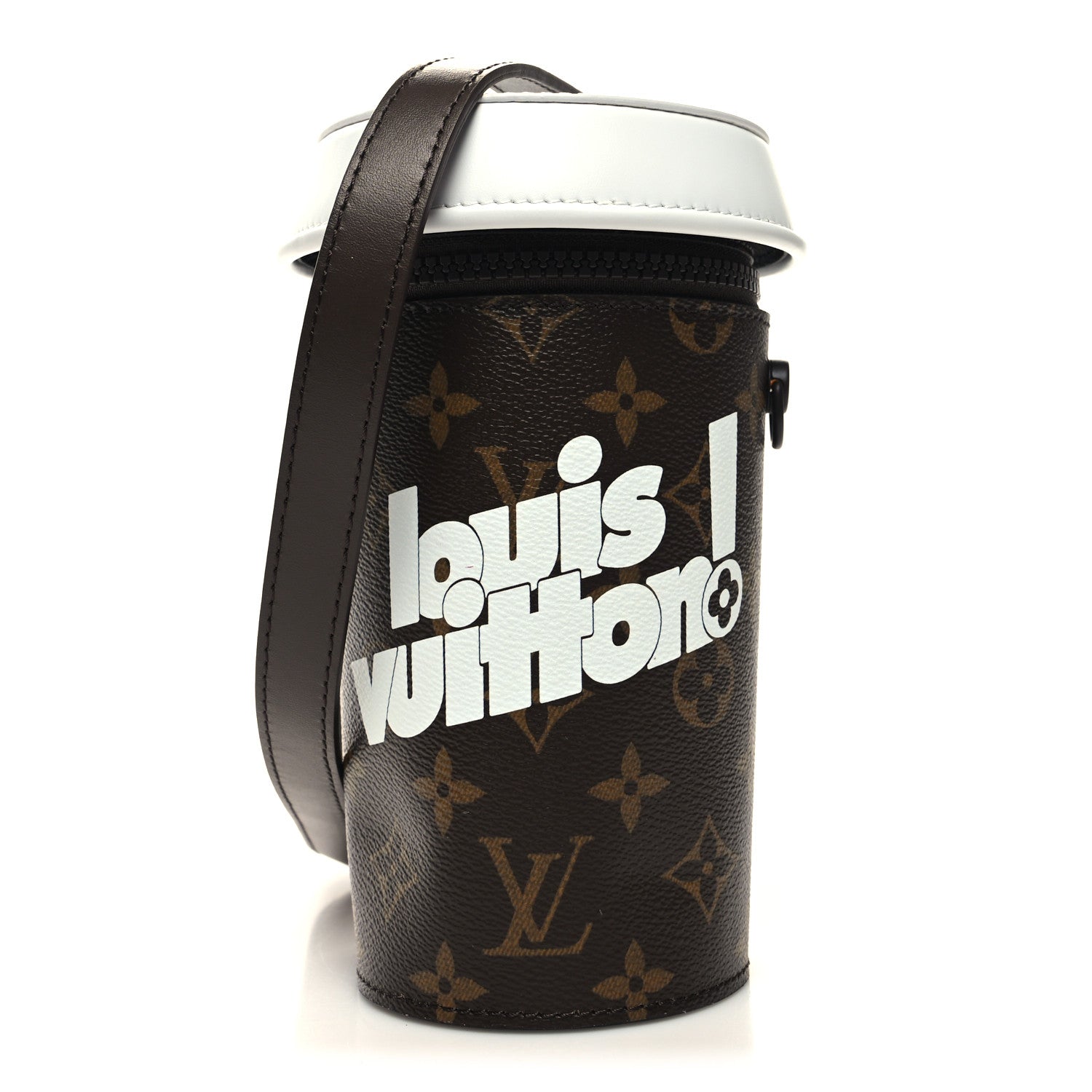 Louis Vuitton Monogram Calfskin Everyday LV Coffee Cup Pouch