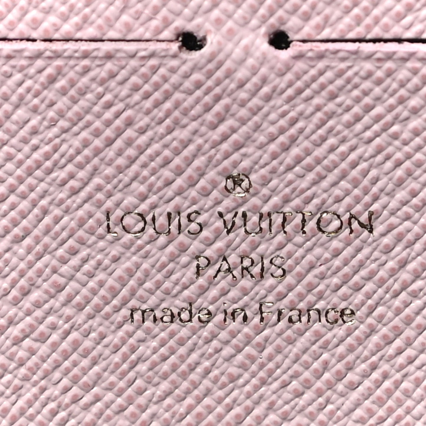 Monogram Clemence Wallet Rose Ballerine