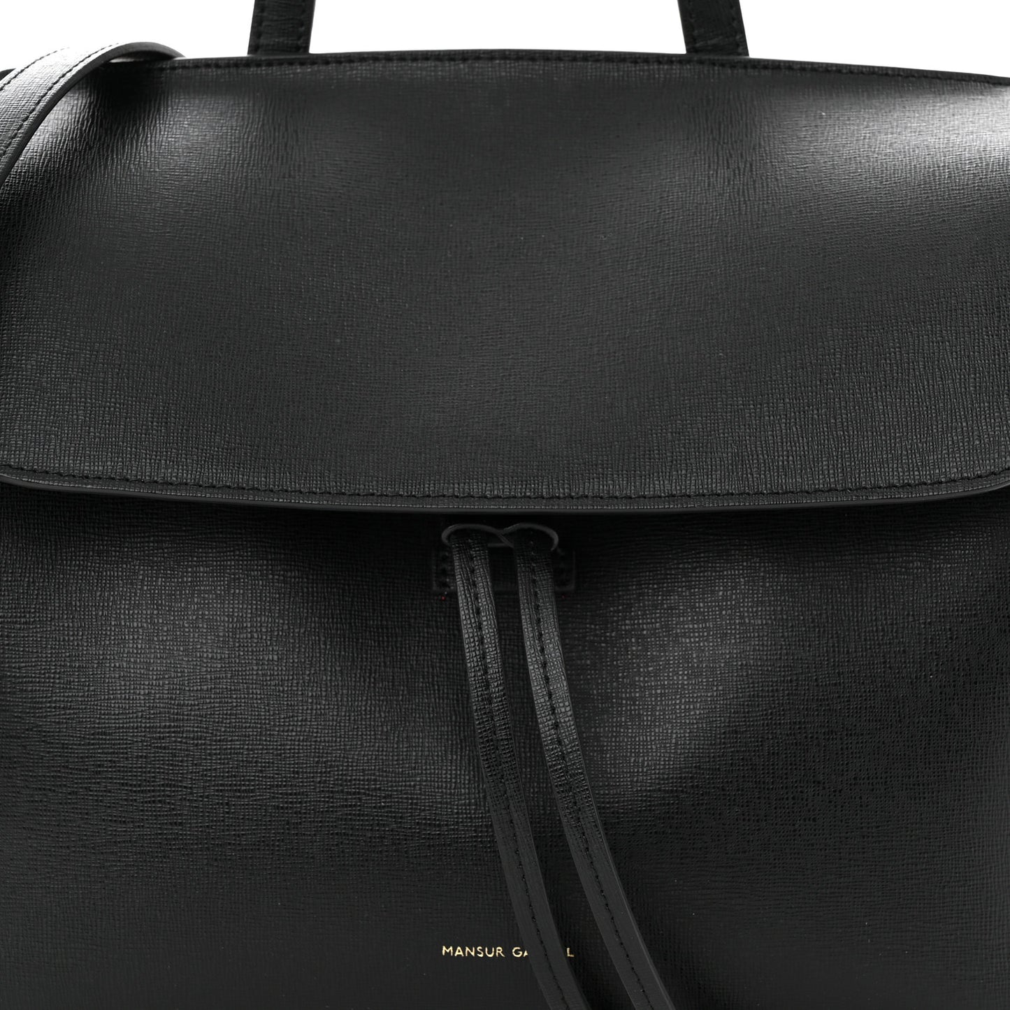 Calfskin Mini Lady Bag Black Flamma