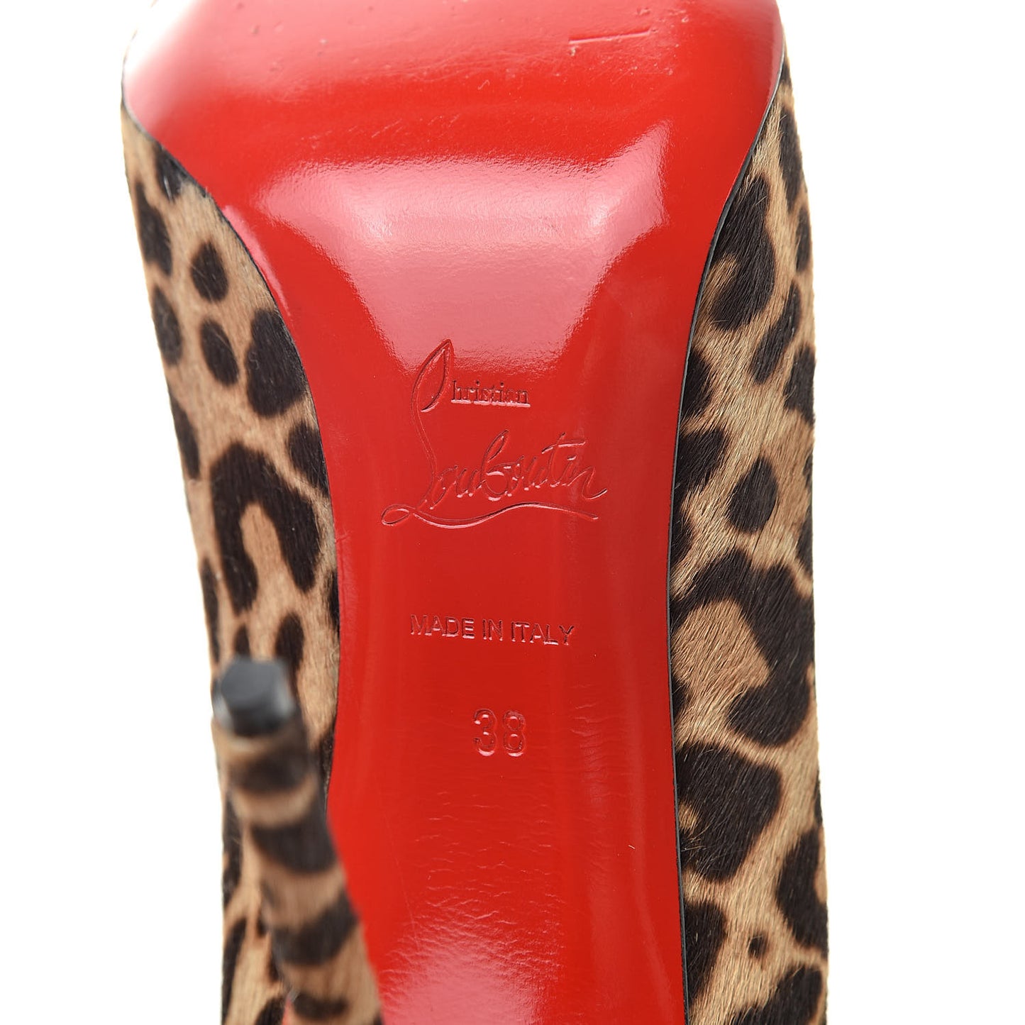 Calf Hair Jaguar Pigalle Follies 100 Pumps 38 Brown